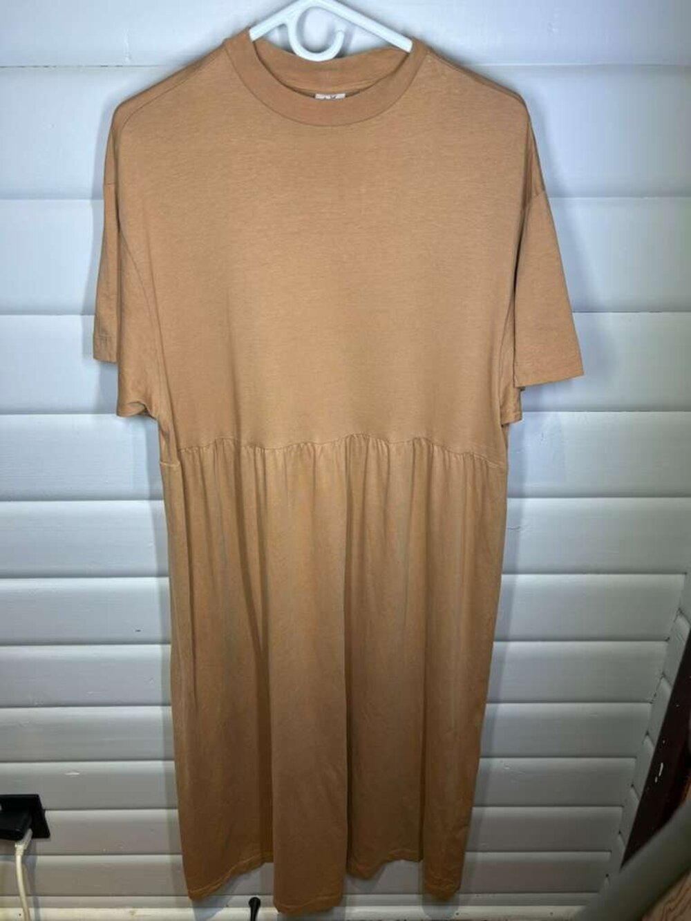 Collusion+ Tan Babydoll T-Shirt Dress – Size US 4